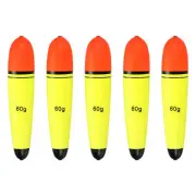 2.1oz Fishing Slip Bobbers, 5 Pack EVA Fishing Float, Yellow