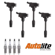 Ignition Coil & Autolite Platinum Spark Plug for 16-17 Lexus GS200t 2.0L GN10741