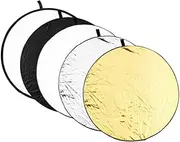 FUNNETOYU 60cm Reflective Board for Camera Folding Light Reflector Set Soften Hard Light Reduce Shadows