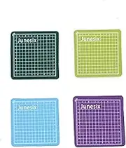 4Pieces Mini Cutting Pad Self Healing Craft Mat Small Sewing Cutting Mat Non-Slip Mini Cut Board for Scrapbooking Quilting Sewing Accessories