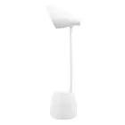 White Creative Rechargeable LED Reading Desk Lamp 2000mAh Touch Dimmable AU
