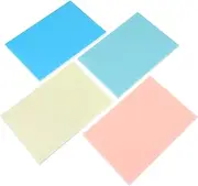 STOBOK 4pcs Double Layer Linoleum Carving Blocks DIY Rubber Stamp Kit Printing Supplies