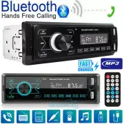 60W Single Din Car Stereo,Bluetooth, USB, SD, AM/FM Radio, No CD/DVD Player