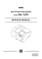 Santinelli Nidek ME 1200 Technical Service Manual
