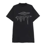 [Balenciaga] Balenciaga 3B Liquified Oversize T-shirt III NUMERIC BLACK