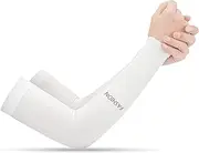 [MEIJUN] RAYWE 1 Pair Cooling Arm Sleeves UV Protective Absorbent Arm Cover for Outdoor Cycling Driving Running