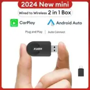 NEW Wireless CarPlay Android Auto Wireless Adapter Smart Mini Box Plug