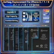 iPhone X 11 8 7 6S 6 PLUS 5 5S XR XS 12 13 PRO Max Mini Battery Replacement