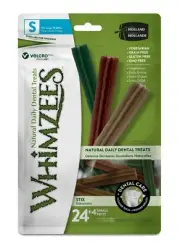 Whimzees Stix Dental Care Dog Treat Value Bag Small 28 Pack