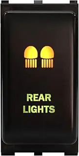 12V Push Button Switch REAR LIGHTS for Nissan Pathfinder R51 Navara D40 Patrol GU4-8 Y61 Y62 X-Trail T31 Dual LED AMBER GREEN ON/OFF