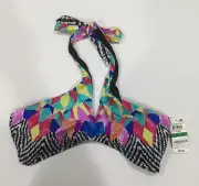 bar lll swimsuit Top NWT Large Feathered Daze Women’s, Retail Price $48.00