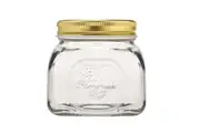 Pasabahce Homemade 300ml Glass Preserve Jar Food Storage Container w/ Lid Clear