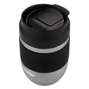 Contigo Pug Stainless Steel Travel Mug 295ml Insulated w/ Non-Slip Grip Black