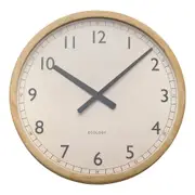 Ecology Sandglass Decorative Home Wooden Round Wall Time Clock 50cm Pine