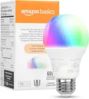 Smart A19 LED Light Bulb, Color Changing, 9W (60W Equivalent), 800LM, Works with