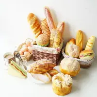 在飛比找樂天市場購物網優惠-lmdec高仿真面包模型食物道具 仿真食品模型法式長條假軟蛋