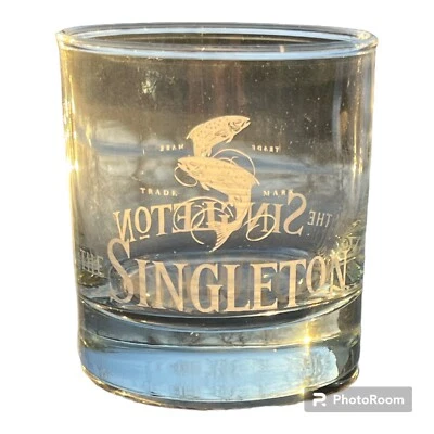 THE SINGLETON Collectible Whiskey Glass 8 Oz Brand New