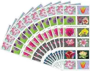 Garden Beauty Forever Postage Stamps 10 Books of 20 US Postal First Class Wedding Celebration Anniversary Flowers Party(200 Stamps)
