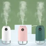 500ml Rechargeable Double Air Humidifier with Light Ultrasonic Diffuser