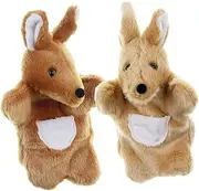 2Pcs Educational Hand Puppets for Lifelike Animal Puppets for Storytelling Role Play and Learning Birthday Present