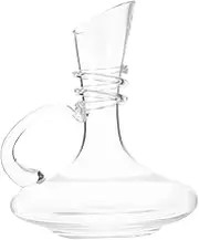 NAMOARLY 1PC Wine Decanter Elegant Glass Whiskey Decanter for Wine Vodka and Brandy Smooth Finish Easy to Clean for Home Bar and Entertaining