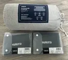 Sutera Orthopedic Contour Memory Foam Pillow With 2 New Silverthread Pillowcase