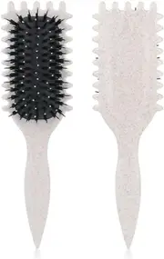 Women Curl Define Styling Defining Brush Hair Stylishing Tool Curl Brush (White)