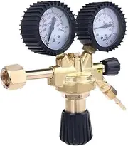 Pressure Gauge Nitrogen Regulator with 0-4500 PSI Delivery Pressure Equipment Brass Inlet Outlet Connection Gauges Pressure Industrial Pressure Regulators