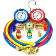 Zistel A/C Diagnostic Manifold Gauge Set for Refrigeration Charging, Fits R12...
