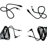 Molded MINI XLR Male Female to 1/4 Angle RCA Mono 3-pin iphone Audio 1ft -15'ft