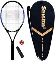 Senston 23-27" Tennis Racquet for Beginner,Youth Lightweight Professional Tennis Racket, Tennis Racket Grip Tape + Cover + Vibration Damper for Girls&Boys