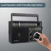 TR618 AM FM Radio Plug in Wall, Portable Shortwave Radios, Support SD, Micro