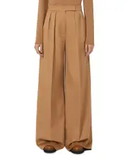 Max Mara Ori Camel Wool Trousers
