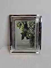 Vera Wang Wedgwood With Love Photo Frame Silver 5 x 7 New