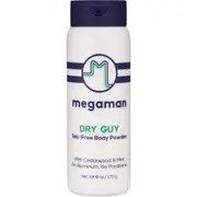 Megababe Megaman Dry Guy Talc Free Body Powder