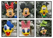 Disney's Mickey Mouse and Friends 6 Piece Ornaments Set ~BRAND NEW~