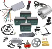 48V 1800W Electric Brushless Motor Kit ATV Go Kart Quad Mobility Scooter Mower