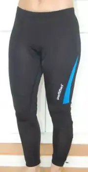 Jaggad Fleece Long Cycling leggins Tights Knick Pants bike Men Women S -XXL Blue