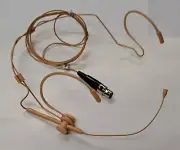 Tan Beige Gooseneck Boom Headset Microphone for AKG Wireless AVL634