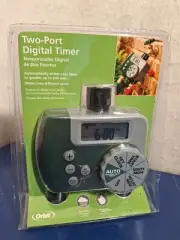 Orbit Two-Port Digital Timer Model 56503 Hose Automatic Water NEW