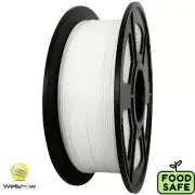 WELLSHOW PLA+ Filament White PLA 3D Printer Filament 1.75mm Food Safe 1kg