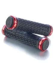 JetBlack Pin LockOn Grips Black/Red