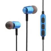 MS-T15 Metallic Wireless Bluetooth In Ear Sports Headset BLUE