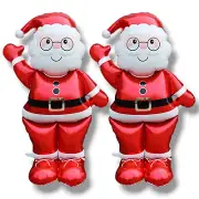 Christmas Party Foil Balloon Standing Santa Claus Balloon Christmas Decorations