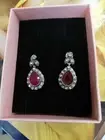 Classic Ottoman Style Hürrem Sultan (Roxelana) Ruby Drop Earrings 0098