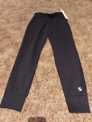Soffe Girls Black Skinny Sweat Pants NWT