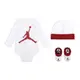 Nike 包屁衣 Jordan 新生兒 嬰幼兒 禮盒組 彌月禮 喬丹 三件組【ACS】 JD2343018NB-001