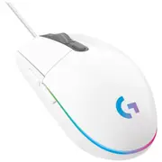 Logitech G203 LightSync RGB Colour Wave Optical Gaming Mouse - White [910-005791]