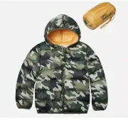 EPIC THREADS Big Boys Packable Camo Jacket with Bag NWT