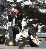 Singer Alison Mosshart Drummer Vocalist Jack White Bassist Jack La- Old Photo